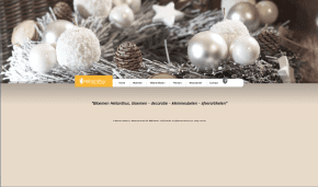 Homepagina voor Bloemen helianthus. Wintersfeer